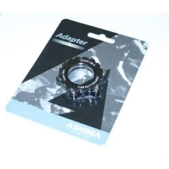 Ashima, Adapter Disc, AC02, Centerlock - 6 Loch, Incl. Verschlussring, Schwarz, Alu, 23g