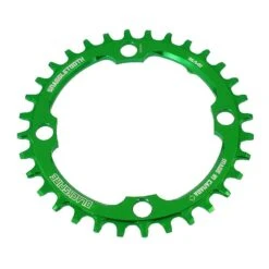 Blackspire, Kettenblatt Snaggletooth 32T Green, XX1 Kompatibel, 104mm Lochkreis, 1x11, 50g, 32 Zahn