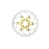 Reverse, Bremsscheibe Alu/Stahl, Aluspider Gold, 135g, 6-loch, 180mm