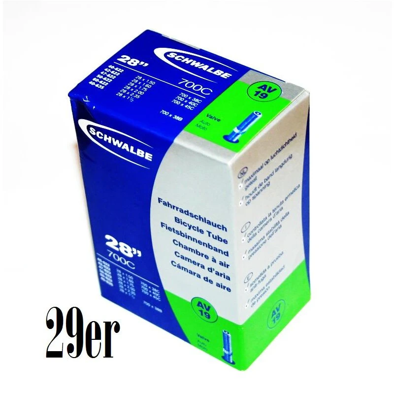 Schwalbe, Schlauch, Nr. 19, (AV 40mm), 27 1/2x2,25, 28x1,50-2,35 40/62-622, Für 29er Und 650b 1 Schwalbe, Schlauch, Nr. 19, (AV 40mm), 27 1/2x2,25, 28x1,50-2,35 40/62-622, Für 29er Und 650b