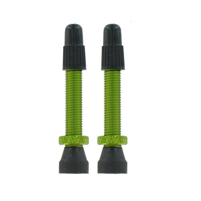 VAR, Ventil Alu Tubelessventil Für TL-Ready Umrüstung SV, 6,5mm, 40mm Lang, 2er Pack, Grün 1 VAR, Ventil Alu Tubelessventil Für TL-Ready Umrüstung SV, 6,5mm, 40mm Lang, 2er Pack, Grün