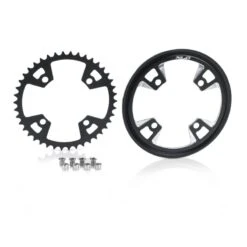 XLC, Bosch E-Bike Kettenblatt, 42 Zahn, Incl. Schurzring, LK104mm, Schwarz